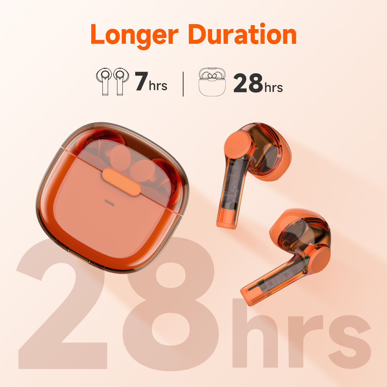 TRUEFREE T3【2023新モデル 透明感イヤホン】ワイヤレスイヤホン Bluetooth 5.3 超ミニ 透明デザイン AAC/SBC適用 最大28時間再生可能 ENC通話ノイズ低減技術 瞬間接続 快適な装着感 IPX5防水可能 タッチ操作 43ms低遅延 ゲームモード可能 ブルートゥースイヤホン おしゃれ 日本語取扱説明書 メーカー12ヶ月保証
