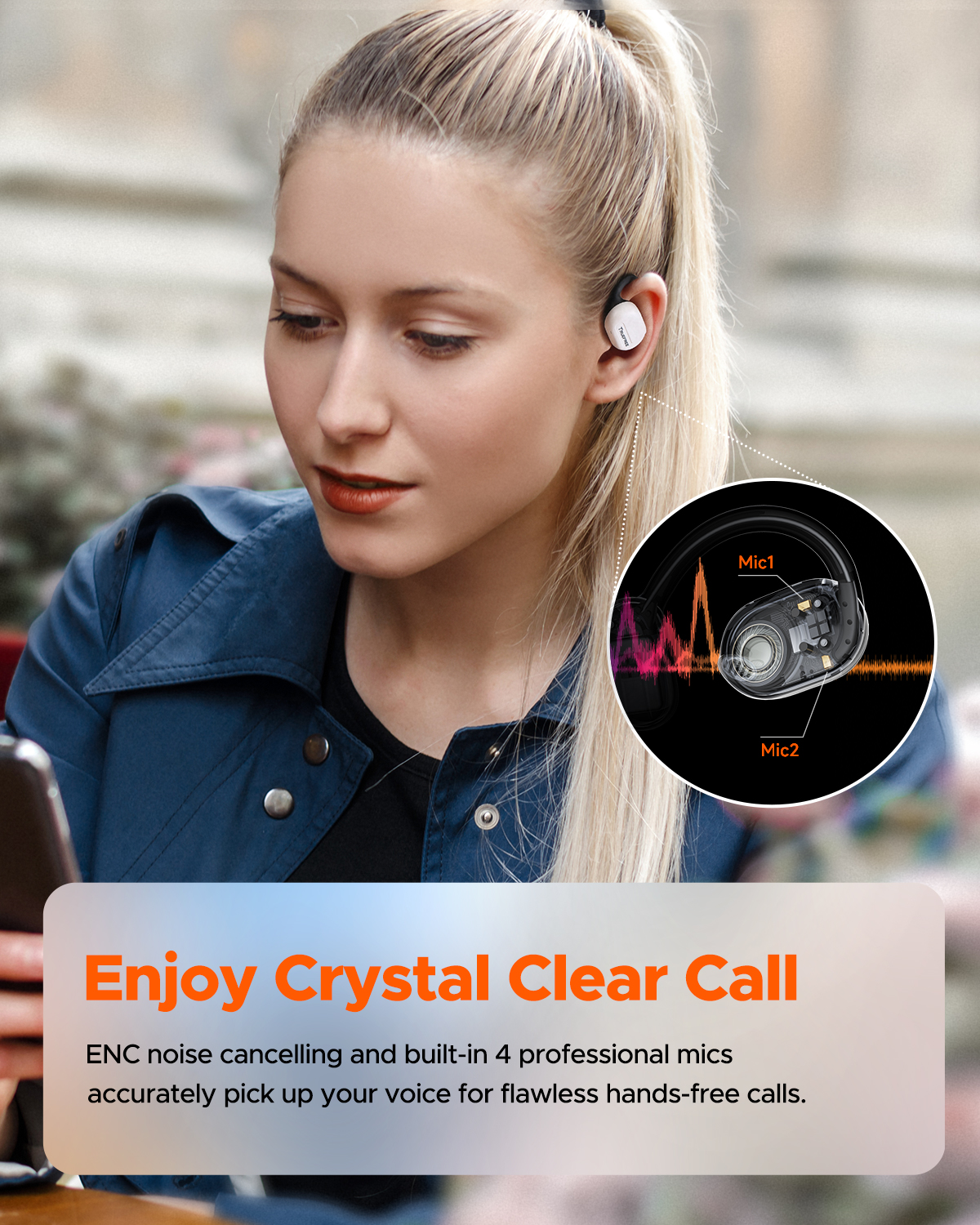 TRUEFREE O1 耳掛け式イヤホン ワイヤレスイヤホン bluetooth5.3 耳を塞がないイヤホン 耳掛け式イヤホン bluetooth オープンイヤー イヤホン オープンイヤー イヤホン bluetooth マルチポイント 10時間連続使用 ながら聴き イヤホン 開放型 ブルートゥースイヤホン AAC/SBC スポーツ イヤホン 快適な装着感