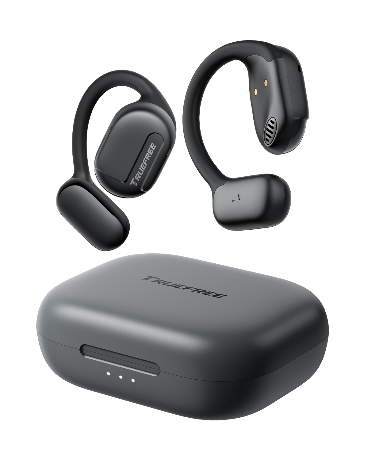 TRUEFREE O1 耳掛け式イヤホン ワイヤレスイヤホン bluetooth5.3 耳を塞がないイヤホン 耳掛け式イヤホン bluetooth オープンイヤー イヤホン オープンイヤー イヤホン bluetooth マルチポイント 10時間連続使用 ながら聴き イヤホン 開放型 ブルートゥースイヤホン AAC/SBC スポーツ イヤホン 快適な装着感