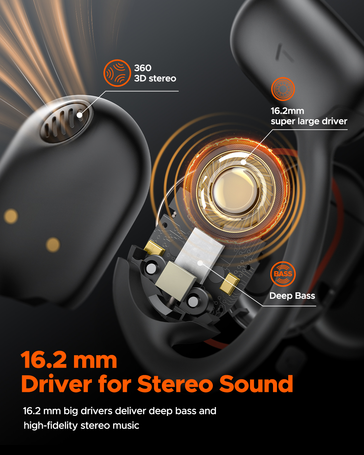 TRUEFREE O1 耳掛け式イヤホン ワイヤレスイヤホン bluetooth5.3 耳を塞がないイヤホン 耳掛け式イヤホン bluetooth オープンイヤー イヤホン オープンイヤー イヤホン bluetooth マルチポイント 10時間連続使用 ながら聴き イヤホン 開放型 ブルートゥースイヤホン AAC/SBC スポーツ イヤホン 快適な装着感