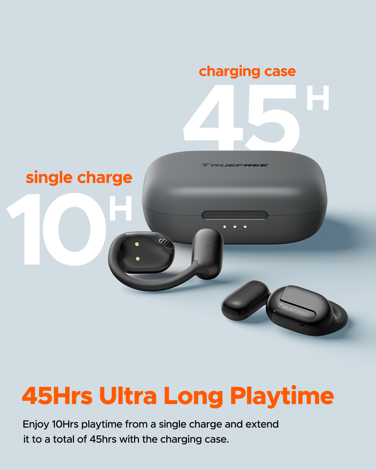 TRUEFREE O1 耳掛け式イヤホン ワイヤレスイヤホン bluetooth5.3 耳を塞がないイヤホン 耳掛け式イヤホン bluetooth オープンイヤー イヤホン オープンイヤー イヤホン bluetooth マルチポイント 10時間連続使用 ながら聴き イヤホン 開放型 ブルートゥースイヤホン AAC/SBC スポーツ イヤホン 快適な装着感