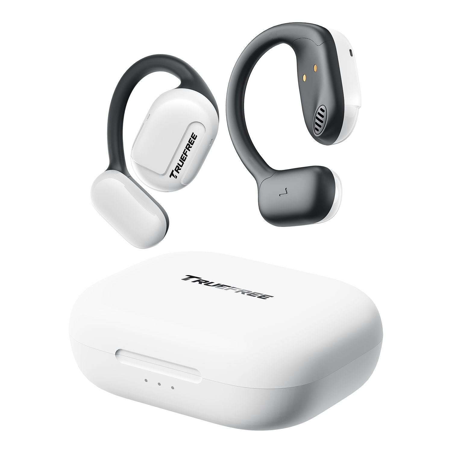 TRUEFREE O1 耳掛け式イヤホン ワイヤレスイヤホン bluetooth5.3 耳を塞がないイヤホン 耳掛け式イヤホン bluetooth オープンイヤー イヤホン オープンイヤー イヤホン bluetooth マルチポイント 10時間連続使用 ながら聴き イヤホン 開放型 ブルートゥースイヤホン AAC/SBC スポーツ イヤホン 快適な装着感