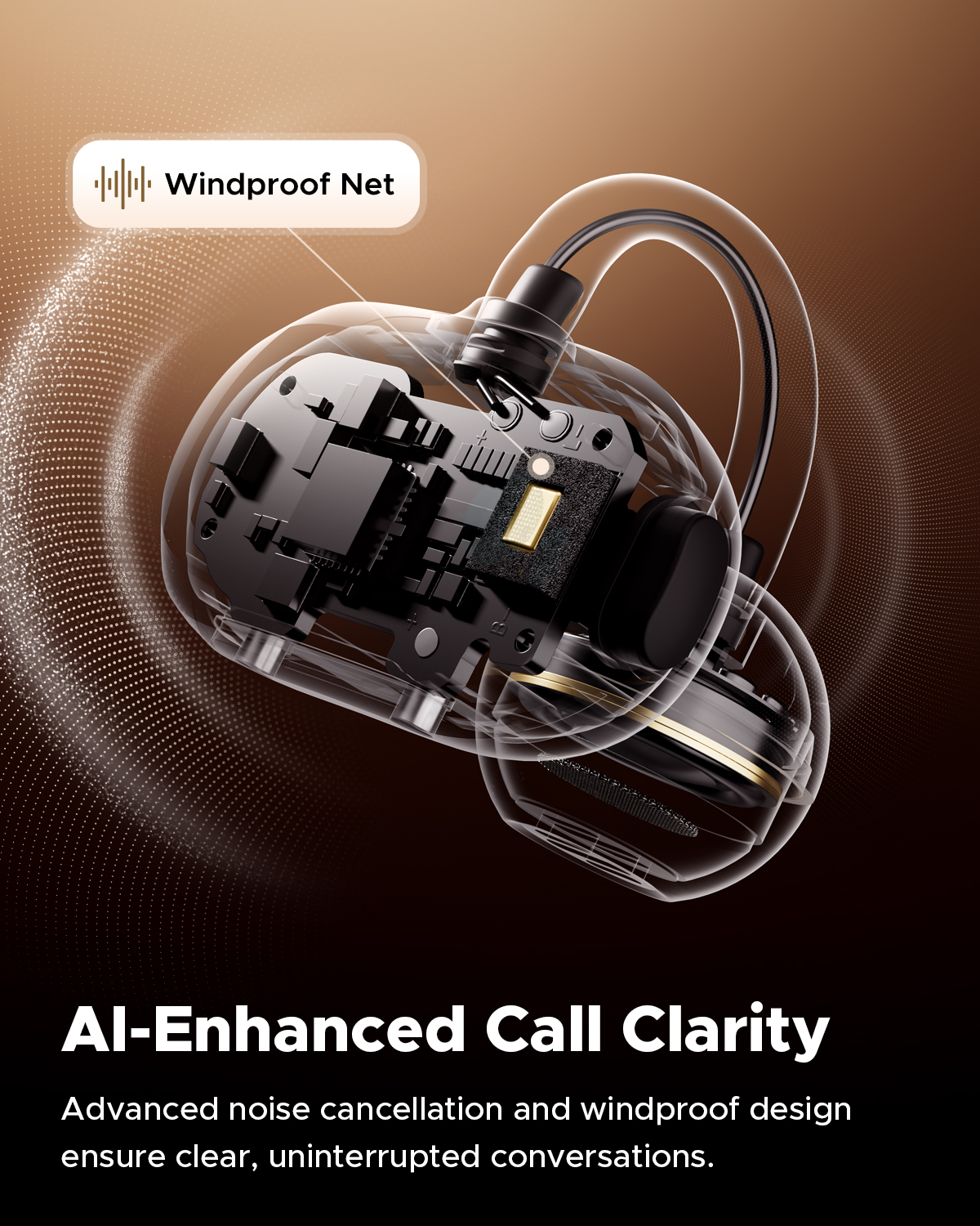 Truefree C10 Clip-On Wireless Earbuds, Open-Ear Earphones, Bluetooth 5.4, 12mm Driver with Spatial Sound, 28H Playtime, IPX5 Water-Resistant, AI-ENC Clear Calls, Dual Connection, App Customizable